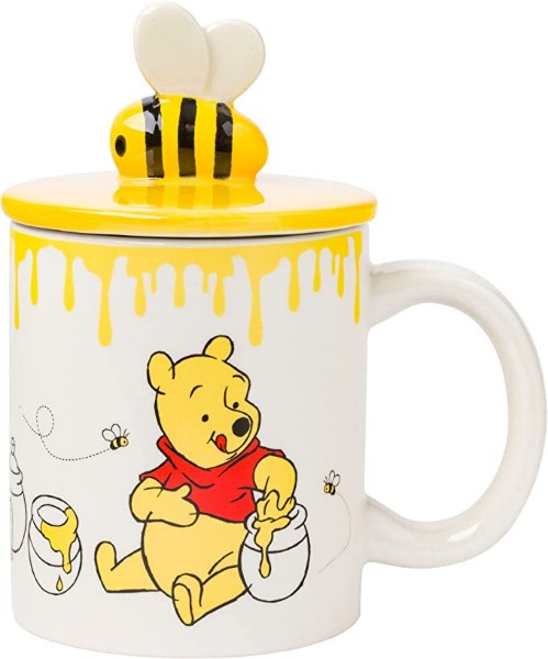 Mug - Winnie The Pooh With Lid-hotRAGS.com
