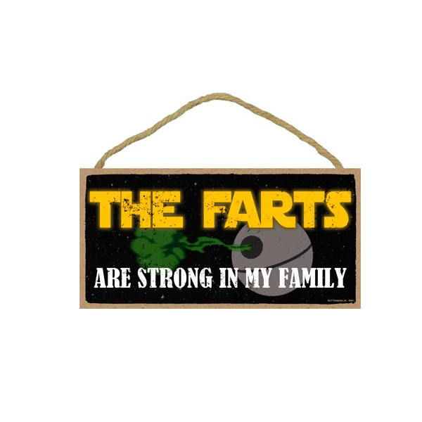 Wooden Sign - Farts Are Strong In My Family-hotRAGS.com