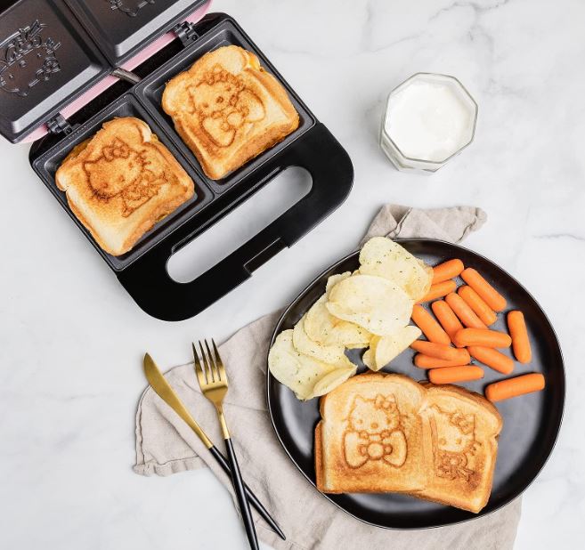 Grilled Cheese Maker - Hello Kitty - Pink-hotRAGS.com