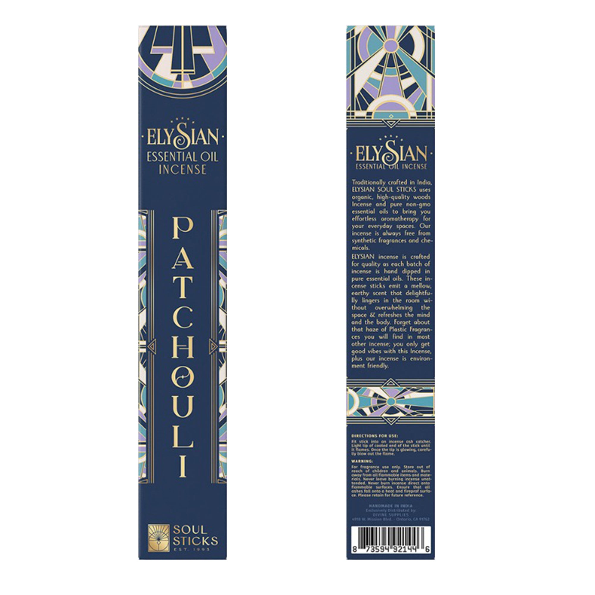 Incense - Patchouli Essential Oil Incense Sticks-hotRAGS.com