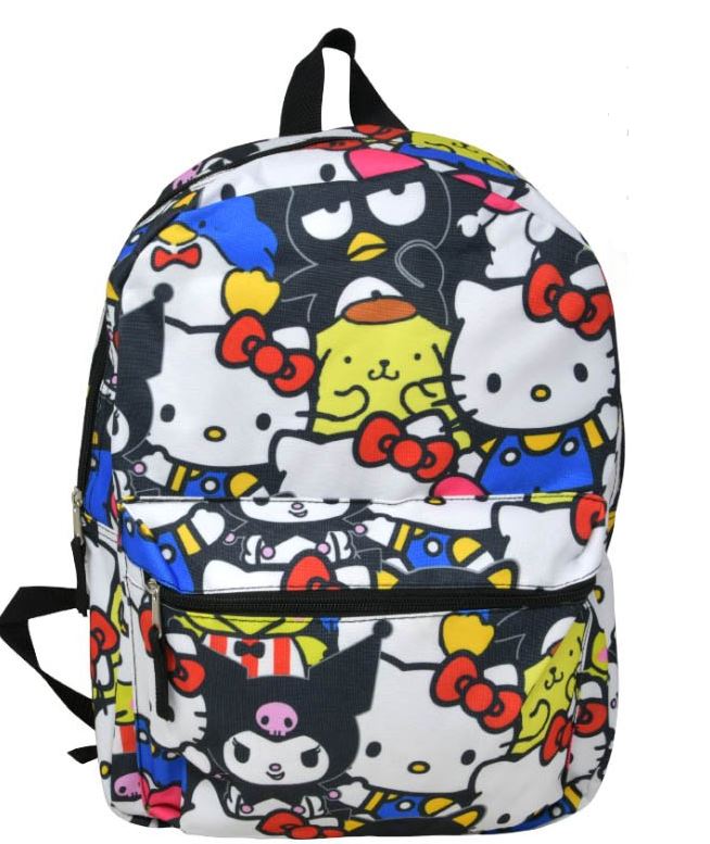 Backpack -  Hello Kitty & Friends All Over Print - 16"-hotRAGS.com