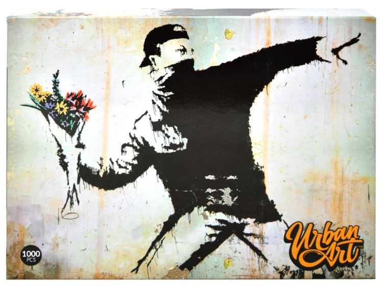 Jigsaw Puzzle - Banksy Flowers - 1000pc-hotRAGS.com