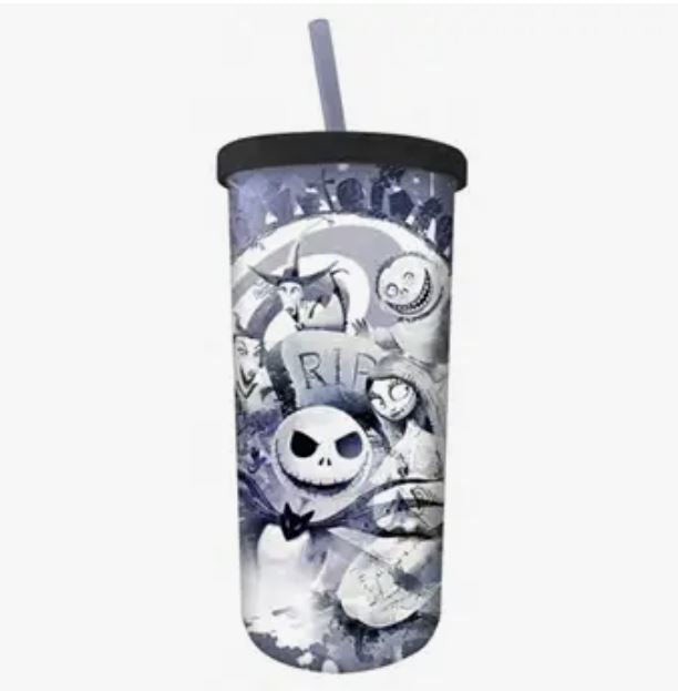Tumbler - The Night Before Christmas - Inkblot RIP - 20oz Double Walled Cold Cup-hotRAGS.com
