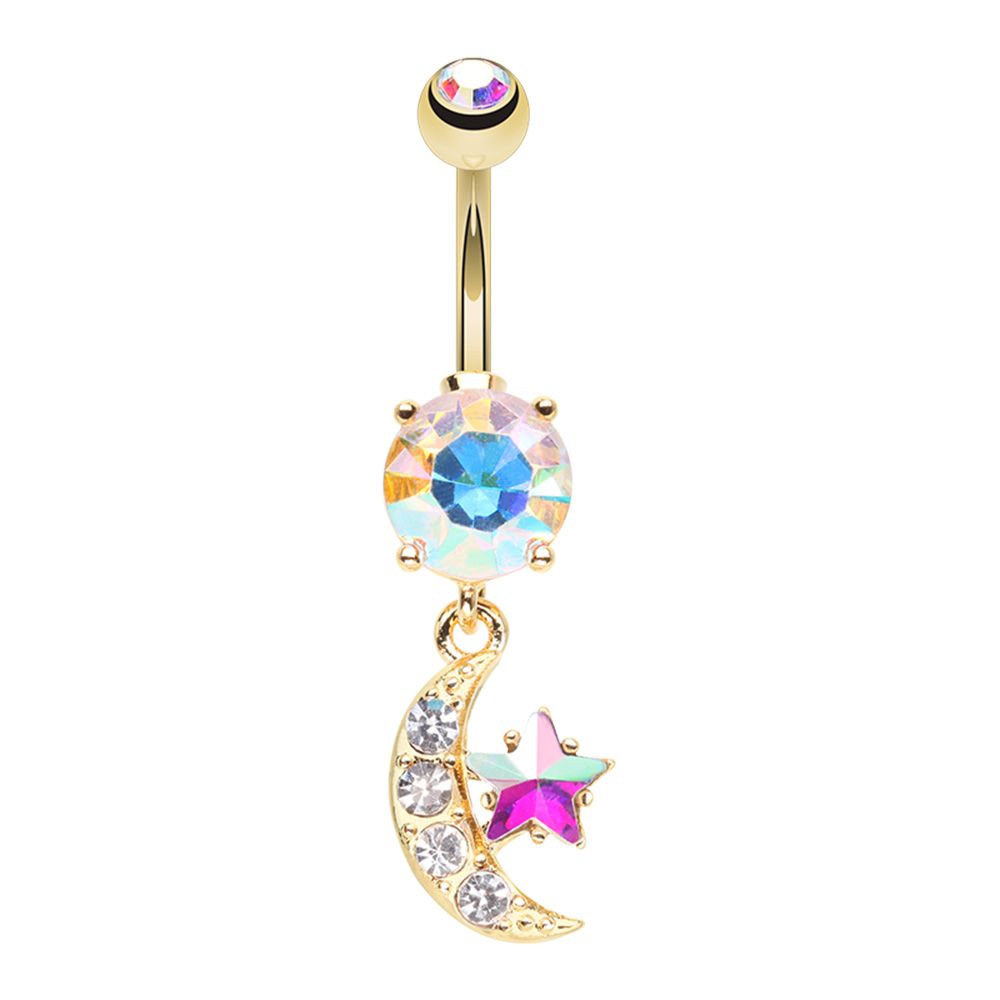 Belly Ring - Butterfly Moon-hotRAGS.com