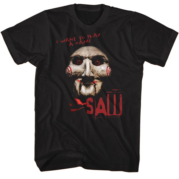 T Shirt - Saw - I Want To Play A Game-hotRAGS.com