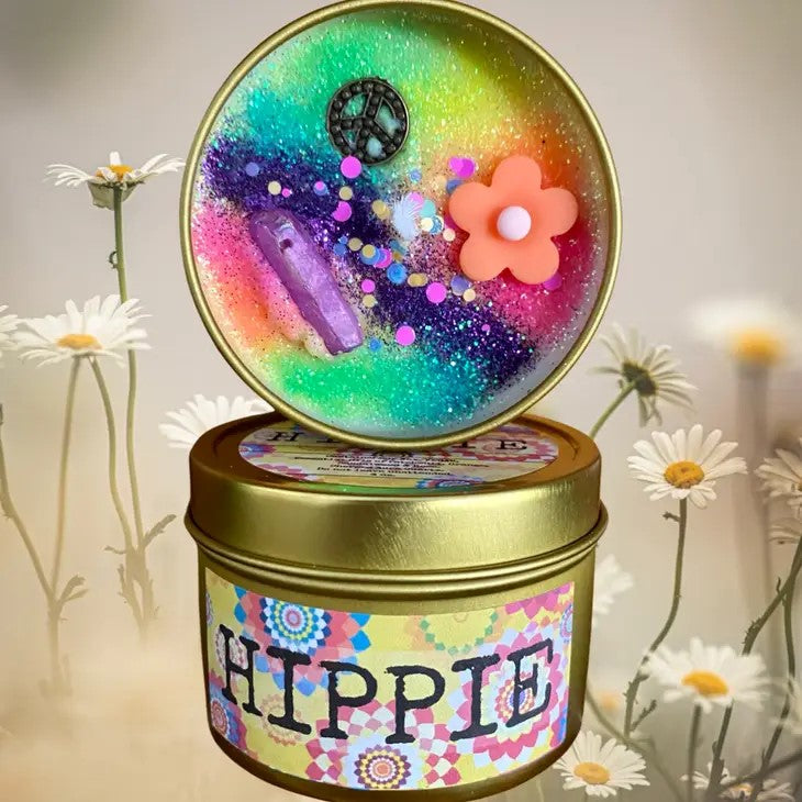 Candle - Hippie Soy Candle Patchouli & Rose Vegan-hotRAGS.com