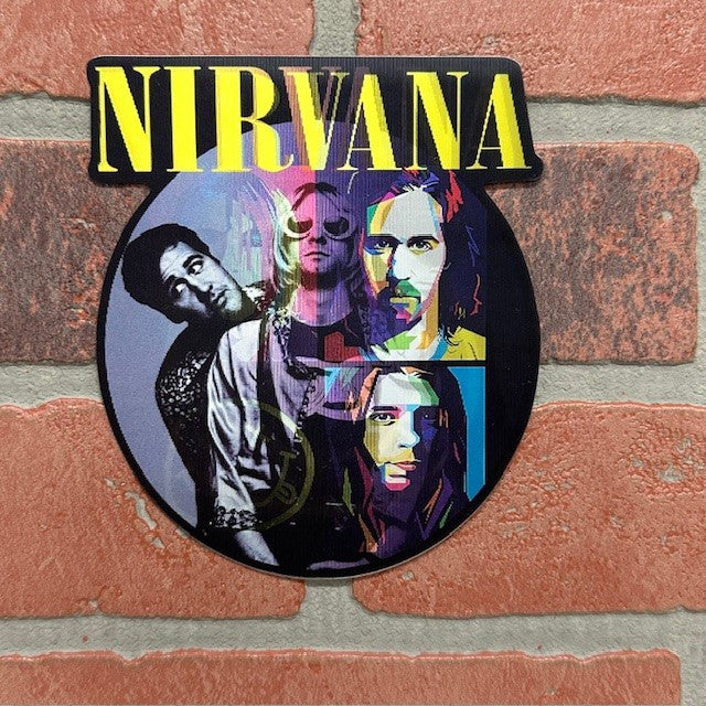 Sticker - 3D - Nirvana-hotRAGS.com