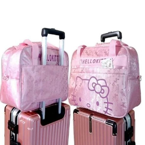 Bag - Hello Kitty Travel Bag - Pink-hotRAGS.com