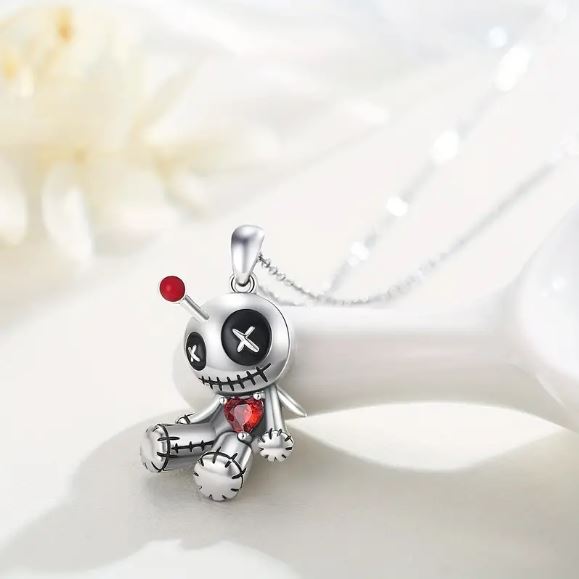 Necklace - Voodoo Doll-hotRAGS.com
