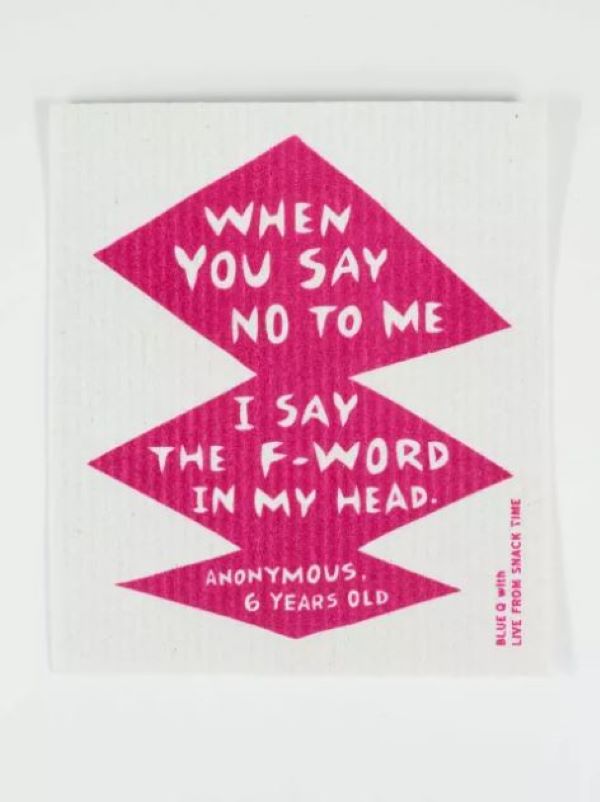 Dishcloth - F Word In My Head-hotRAGS.com