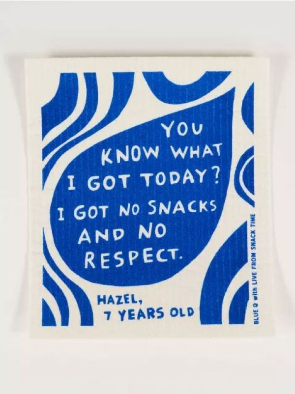 Dishcloth - No Snacks-hotRAGS.com