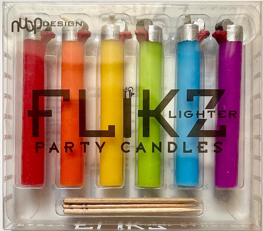 Candle - Birthday Candles - Flikz 6 Piece Set-hotRAGS.com