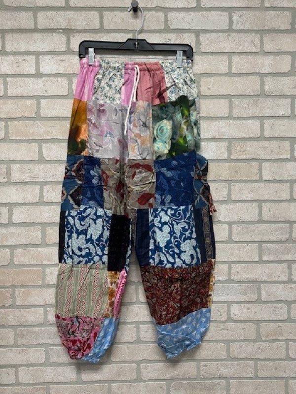 Pants - Patchwork Harem Pants - Unique-hotRAGS.com