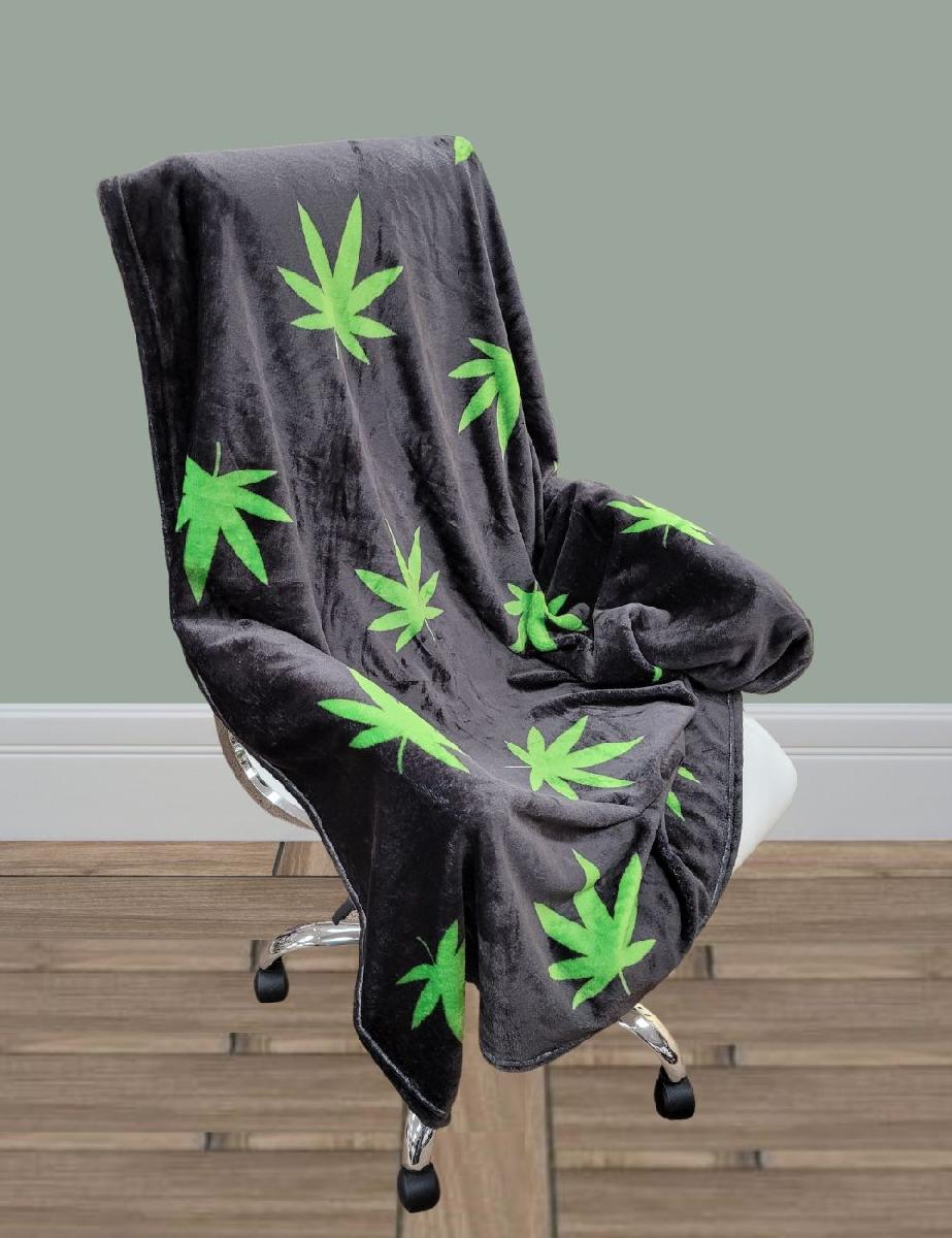 Blanket - Pot Leaf 420-hotRAGS.com