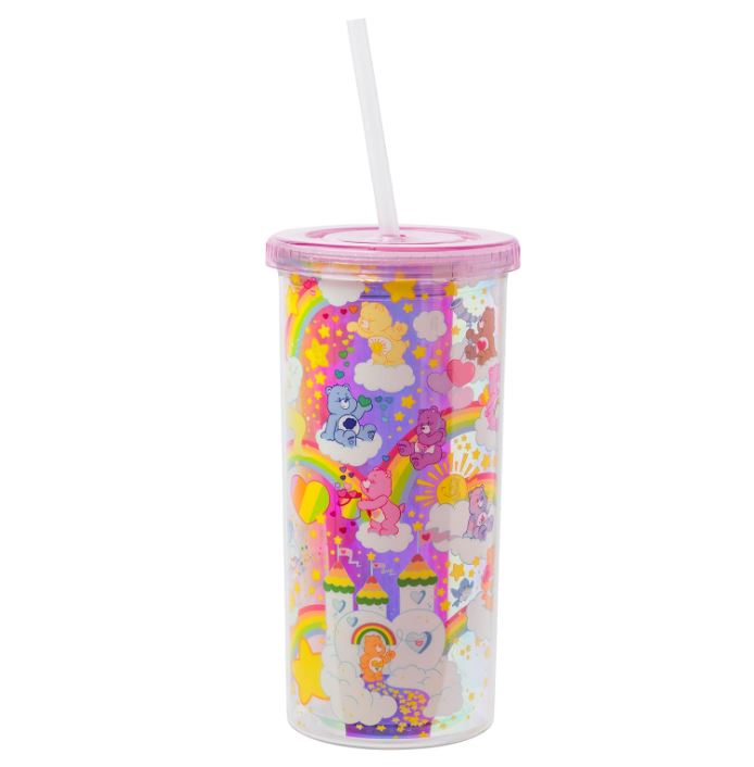 Cup - Care Bear Plastic - 20oz-hotRAGS.com