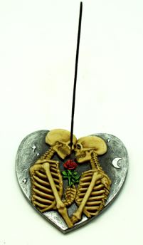 Incense Burner - Skeleton Lovers-hotRAGS.com