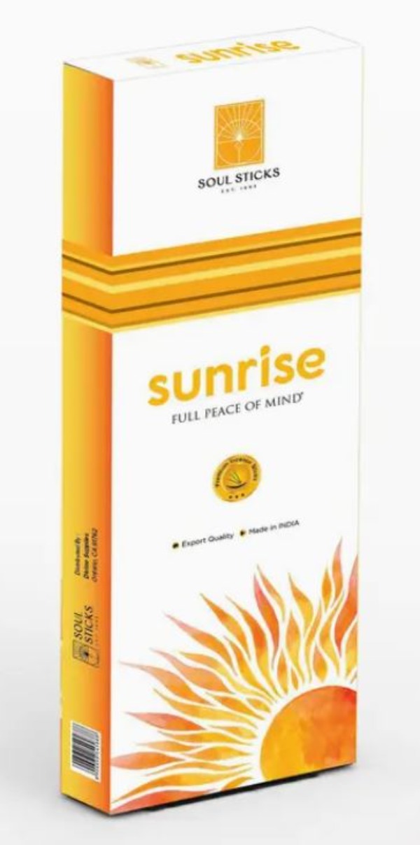 Incense - Soul Sticks Sunrise Premium Series Incense Sticks - 90gms-hotRAGS.com
