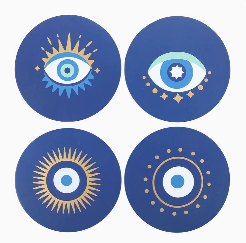 Coaster Set - All Seeing Eye-hotRAGS.com