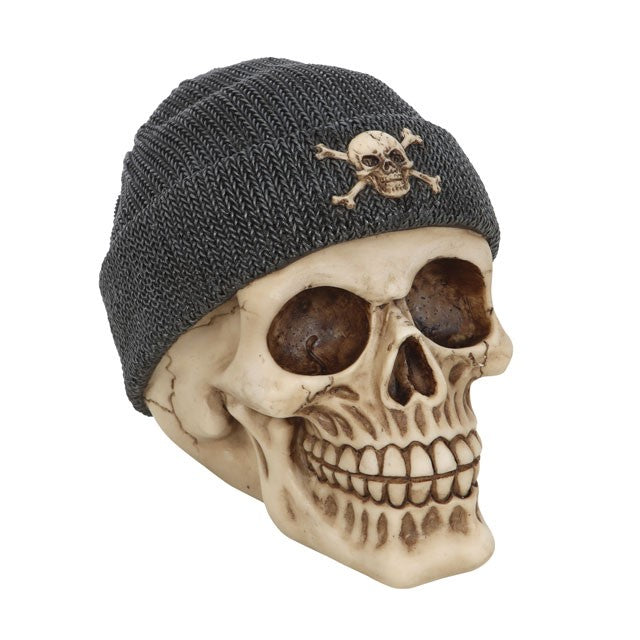 Statue - Gothic Skull With Beanie-hotRAGS.com