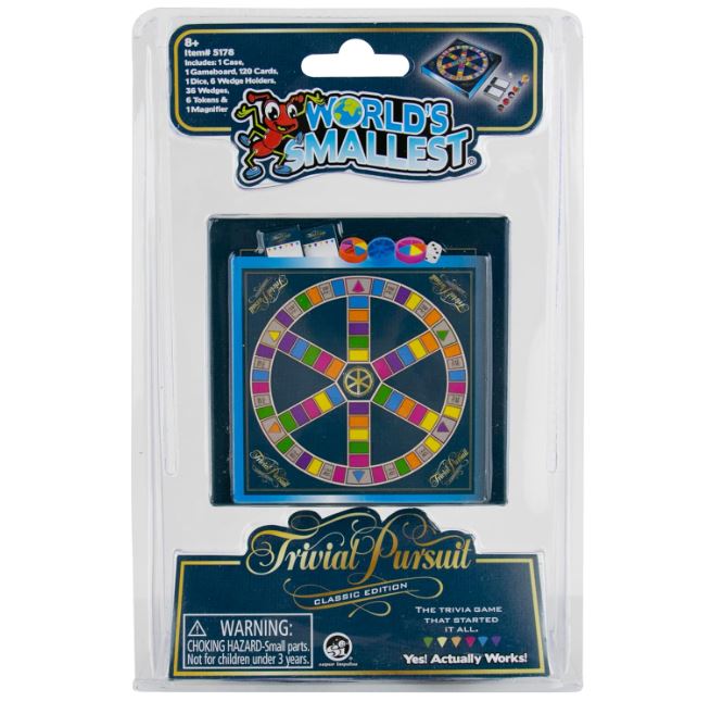 Toy - World's Smallest Toy - Trivia Pursuit-hotRAGS.com