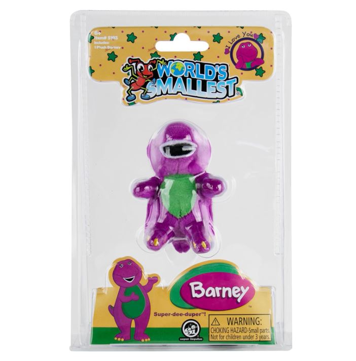 Toy - World's Smallest Toy - Barney Dinosaur-hotRAGS.com