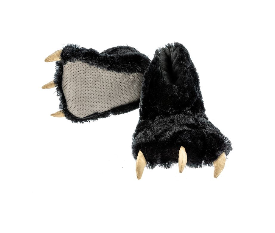 Slippers - Bear Paw - Black-hotRAGS.com