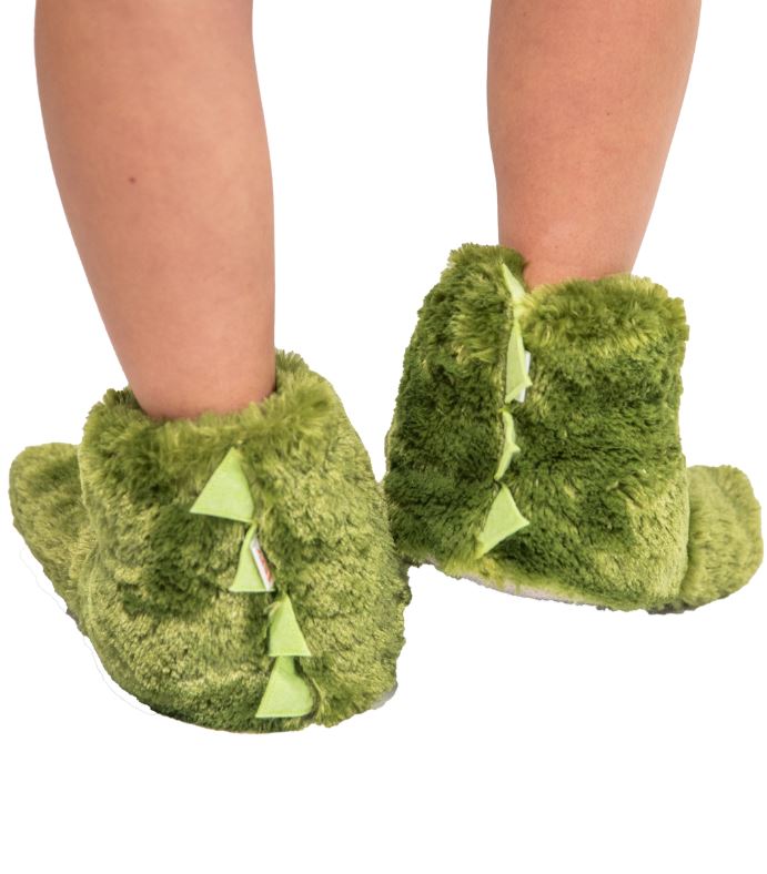 Slippers - Dino Paw - Green-hotRAGS.com