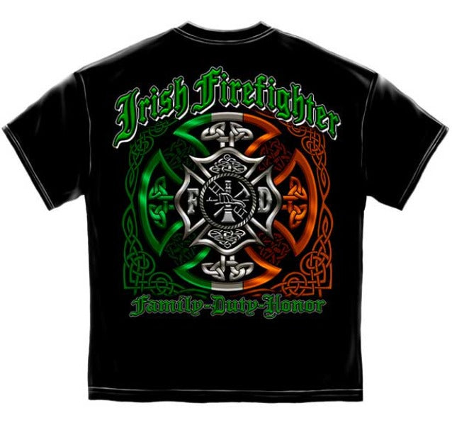 T Shirt - Firefighter Irish Honor-hotRAGS.com