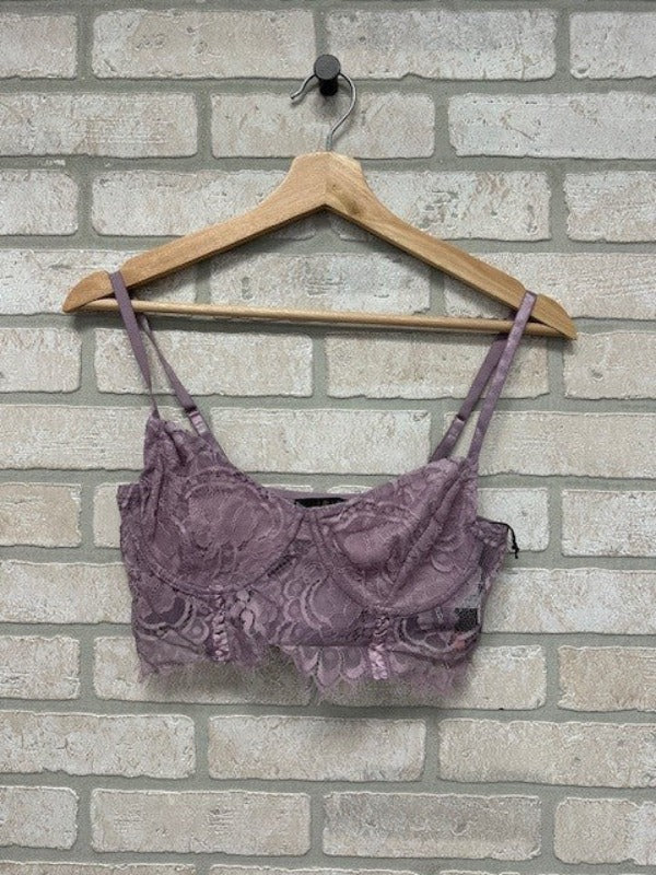 Jr Bralette - Lace - Lavender-hotRAGS.com