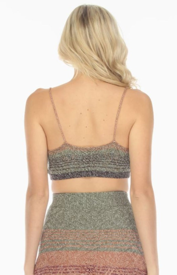 Jr Top - Gradient Knit Tank Top - Forest-hotRAGS.com