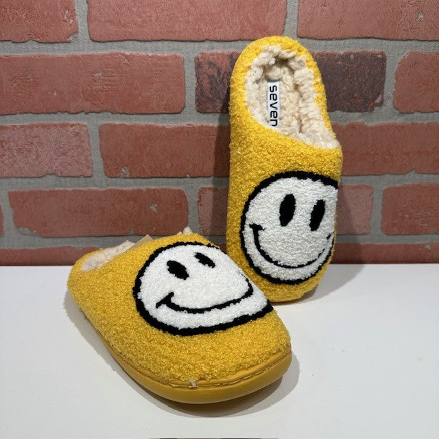 Slipper - Smiley - Yellow-hotRAGS.com