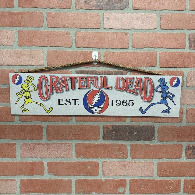 Wooden Wall Sign - Grateful Dead 1965 - 6x10-hotRAGS.com