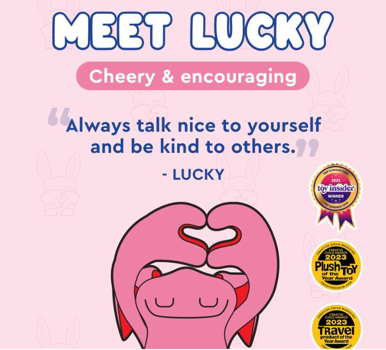 Plush - My Bumpas - Lucky - Pink Red-hotRAGS.com