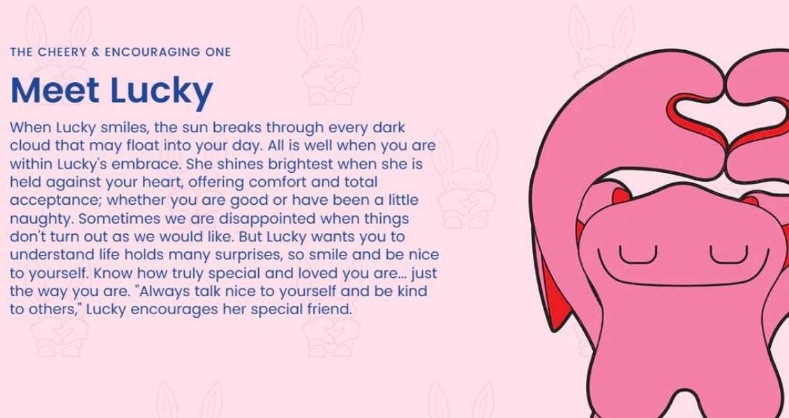 Plush - My Bumpas - Lucky - Pink Red-hotRAGS.com