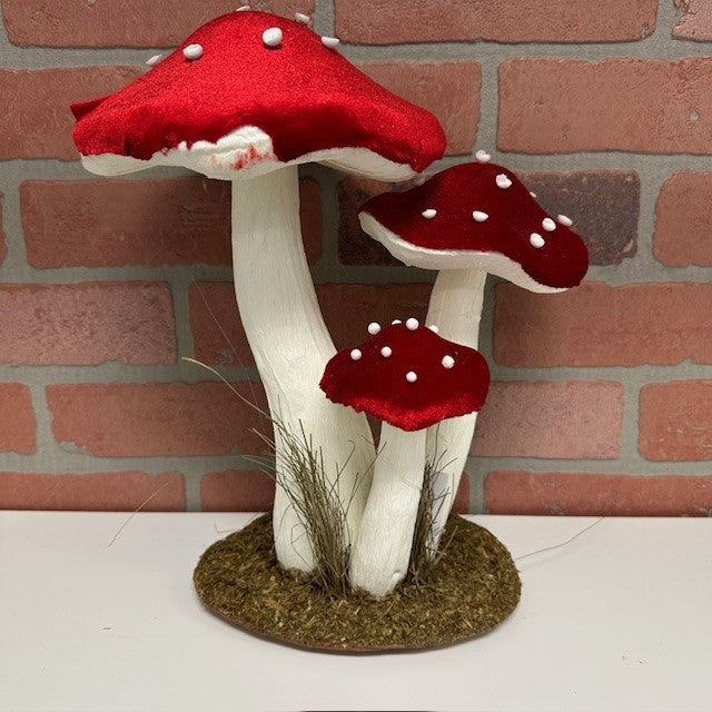 Decor - Mushrooms - 12 Inch-hotRAGS.com