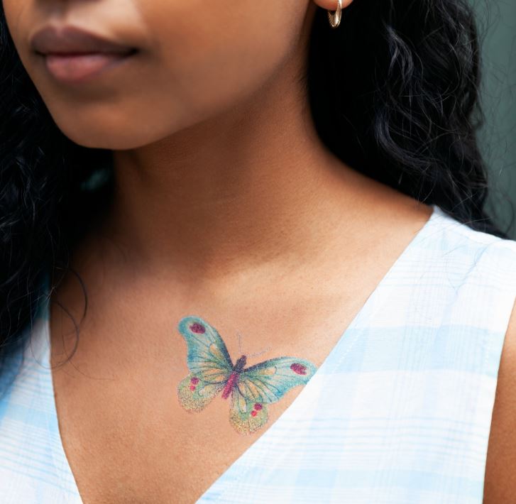Tattoo - Butterfly Colorful - 2pc