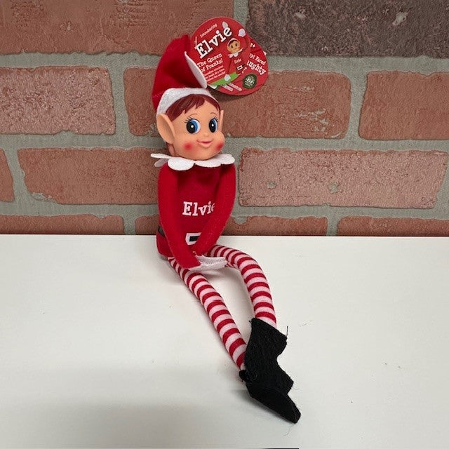 Toy - Christmas Elfie Girl Posable - 12 Inch-hotRAGS.com