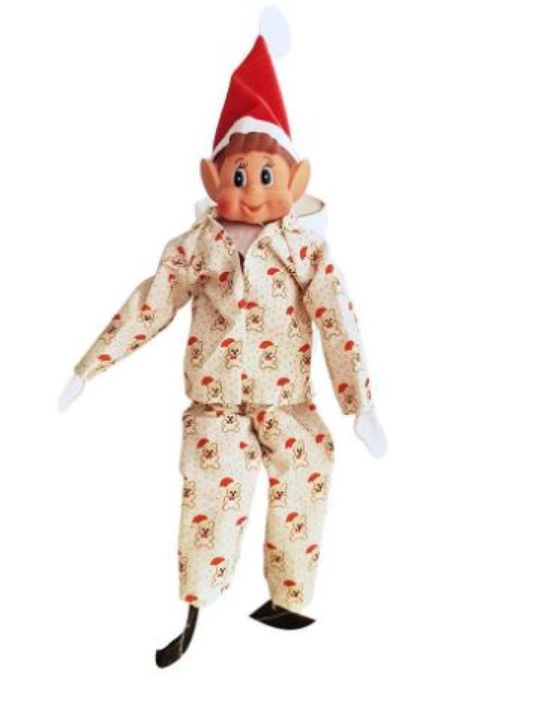 Toy - Christmas Elf On The Shelf - Bear Pj's Outfit-hotRAGS.com