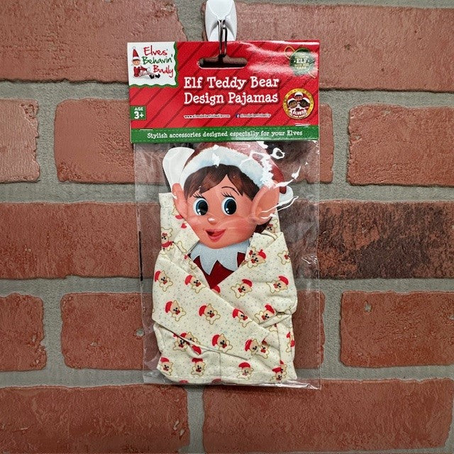Toy - Christmas Elf On The Shelf - Bear Pj's Outfit-hotRAGS.com