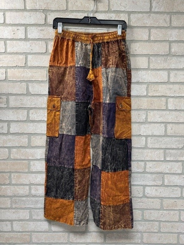 Pant - Patchwork Jogger Galaxy - Multicolored-hotRAGS.com