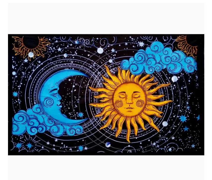 Tapestry - Sun Moon Hand - 55x83