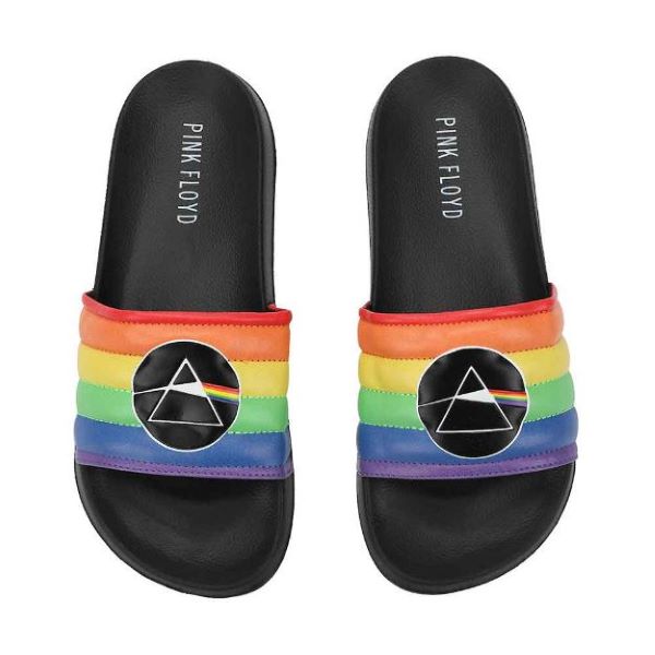 Sandals - Pink Floyd Dark Side Of The Moon Slide-hotRAGS.com