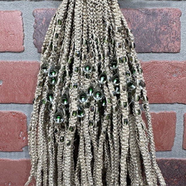 Necklace -Hemp Mushroom - Light Green-hotRAGS.com