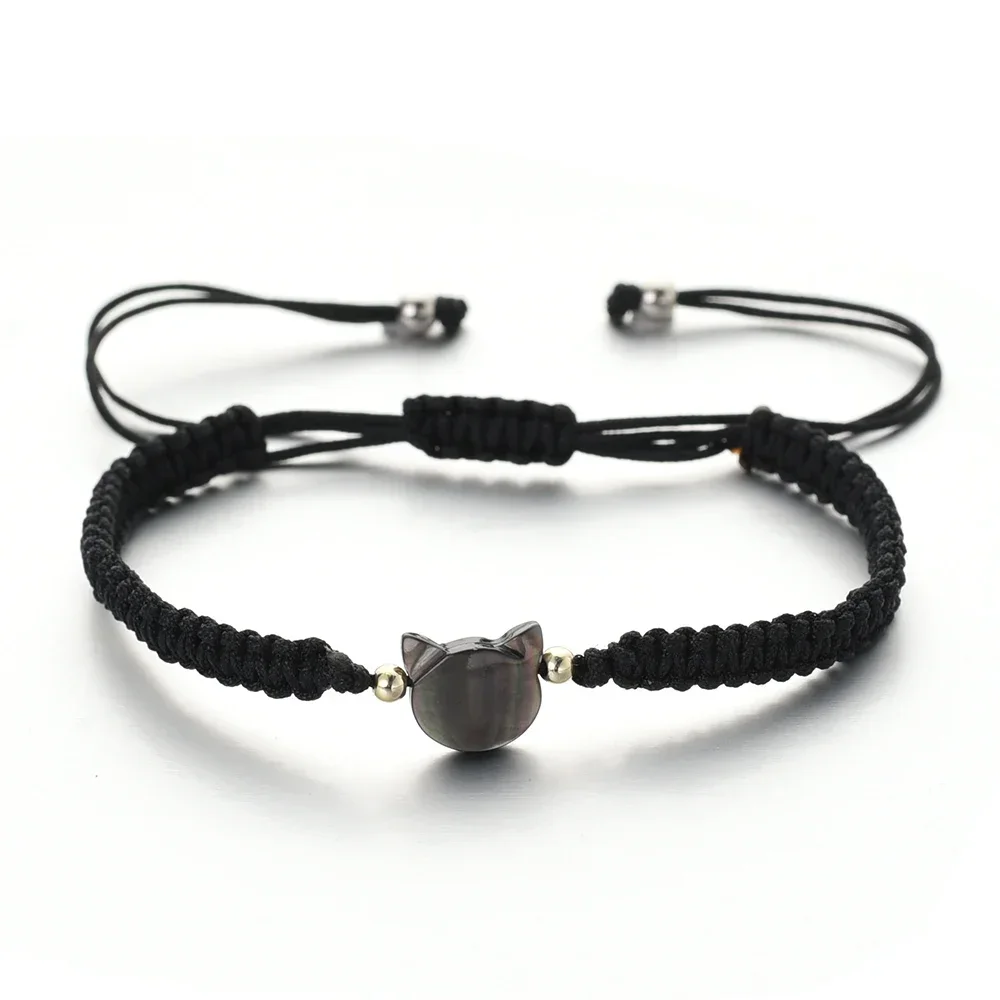 Bracelet - Cat Obsidian-hotRAGS.com