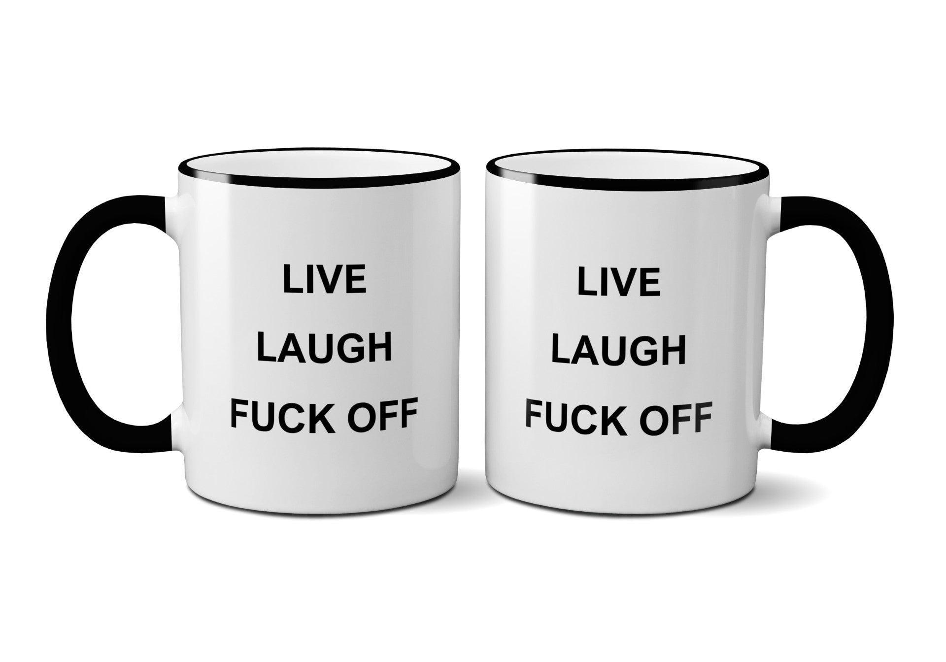 Mug - Live Laugh Fuck Off-hotRAGS.com