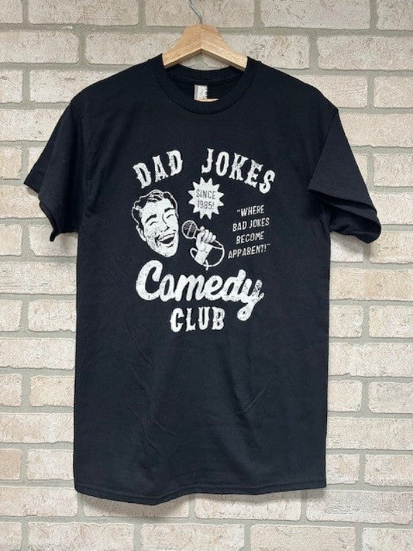 T Shirt - Dad Jokes Comedy Club-hotRAGS.com
