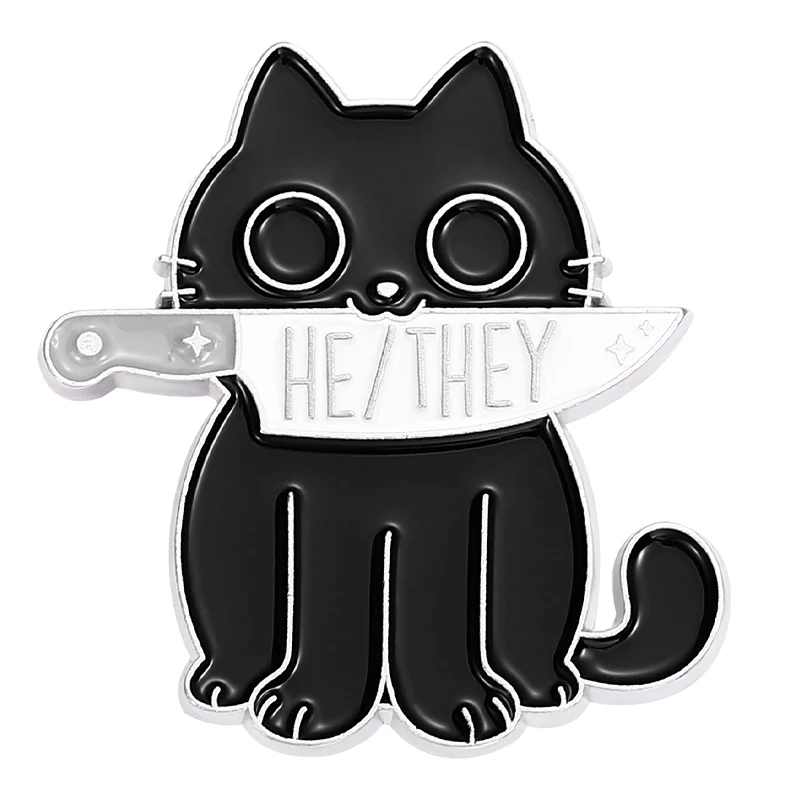 Pin - Pronoun Cat - He/They-hotRAGS.com