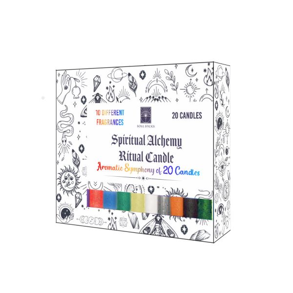 Candles - Spiritual Alchemy 10 Fragrance Scented Ritual Candles