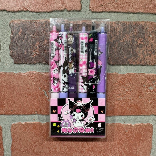 Pen - Hello Kitty Kuromi - 6pk-hotRAGS.com