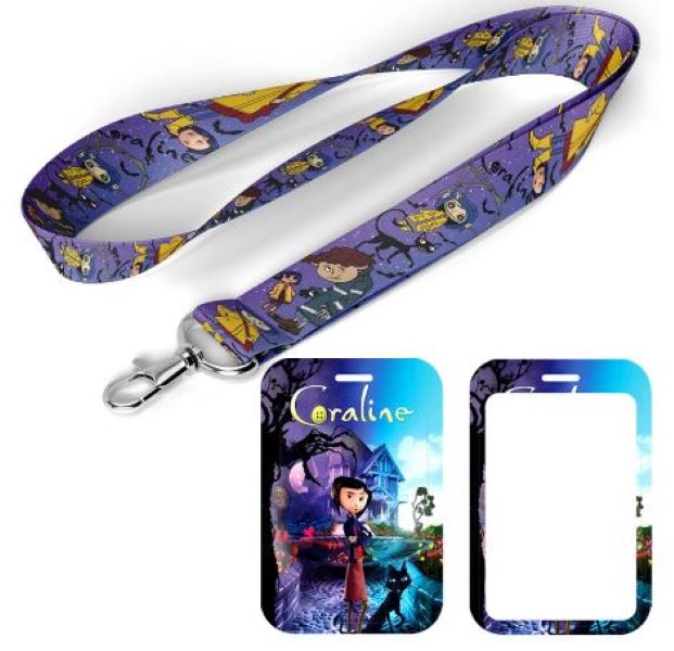 Lanyard And ID Holder - Coraline-hotRAGS.com